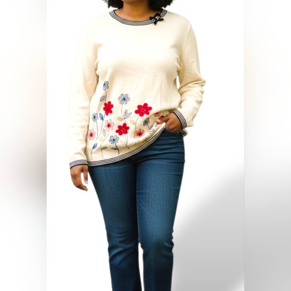 ALFRED DUNNER Pullover Sweater